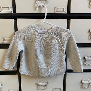 Zara cream knit 3/6 month sweater